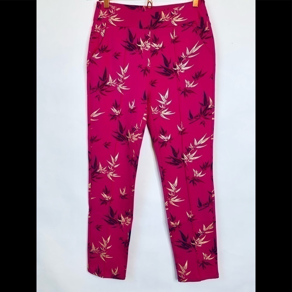 Soft Surroundings Emiko Pink Stretch Pants Size S